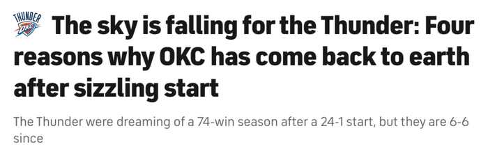 雷霆天要塌了?详解高开低走4大原因:失去罚球优势+三分投射不稳|亚历山大|俄克拉荷马雷霆队|明尼苏达森林狼队|圣安东尼奥马刺队|金州勇士队_新浪体育_新浪新闻